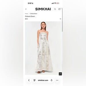SIMKHAI Octavia Dress Gown